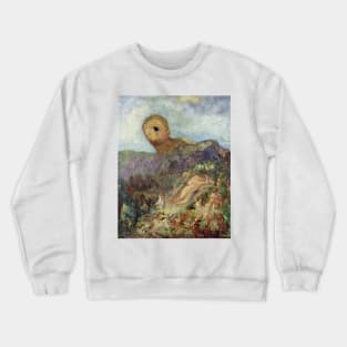 The Cyclops by Odilon Redon Crewneck Sweatshirt